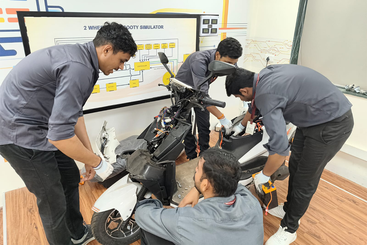 Smart Simulator for Electric Two-Wheeler